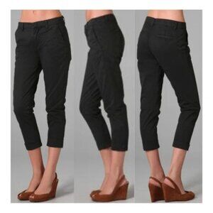 New J Brand Marty capri 90's Y2K cuffed chino crop straight leg trouser pants